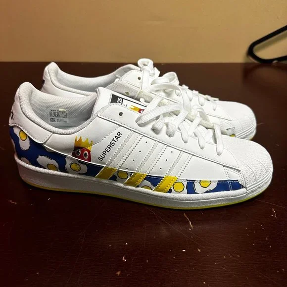 Adidas Mens White Superstar Philip Colbert X Superstar GX7997 Sneaker Shoes 12.5 Adidas Mens White Superstar Philip Colbert X Superstar  main image 4